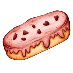 Strawberry pie with jam Strawberry