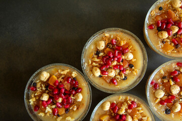 Traditional delicious Turkish dessert; Ashura (Asure)