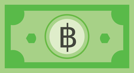 Thai baht currency bills