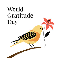 World Gratitude Day, Thanksgiving, celebration, Thank you, Vector, illustration, Mental Health, Volunteer, Charity, flyer, Creative, Grace, God, Jesus