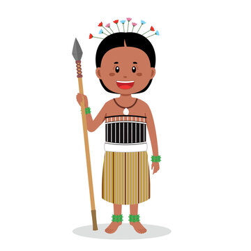 Fuji People's Characters Preparing to Hunt