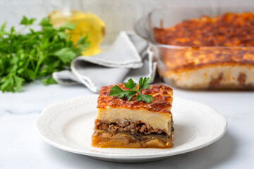 Moussaka - A traditional Greek dish