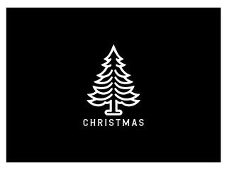 Fototapeta premium premium Christmas logo design, vector and illustration,