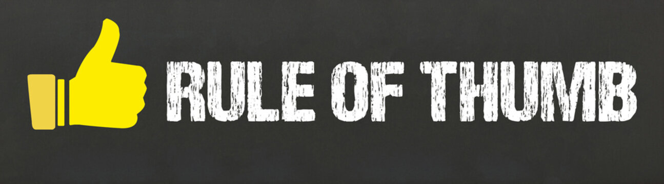Rule of thumb	