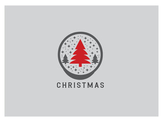 premium Christmas logo design, vector and illustration,