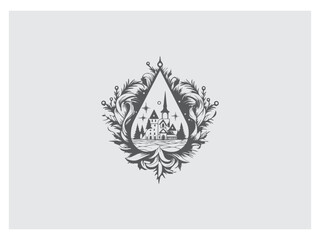 Obraz premium premium Christmas logo design, vector and illustration,