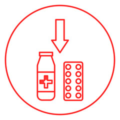 Obraz premium health, medical, pill, addiction, medicine, pharmacy, treatment, tablet, pharmaceutical, capsule, medication, antibiotic, vitamin, cure, chemistry, care, painkiller, medicament