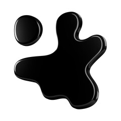 This is a beautifully designed 3D abstract icon with a beautiful metallic texture.