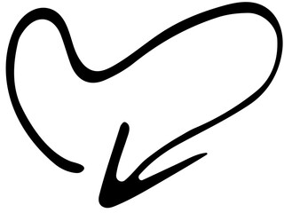 hand drawn doodle arrow pointer design symbol