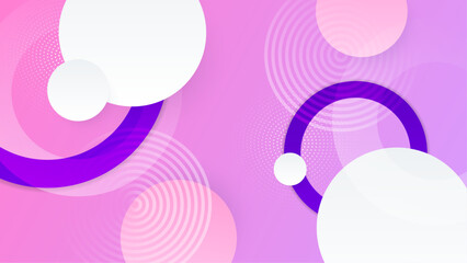 Pink blue and white gradient abstract background with geometric shape