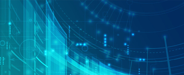 Technology abstract futuristic background for internet business. Big data concept.