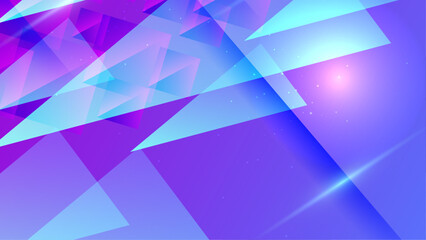 Purple and blue vector modern geometric background with gradient