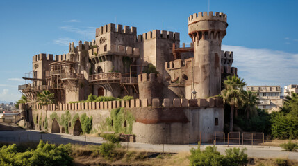 Orsino Castello in Catania Sicily Italy