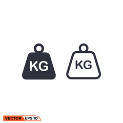 Icon vector graphic of Barbells