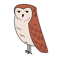 Ominous Owl halloween Illustration