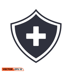 Icon vector graphic of Shield 