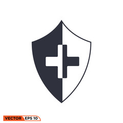 Obraz premium Icon vector graphic of Shield