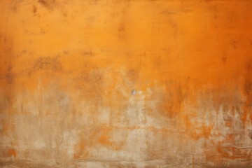 Fototapeta na wymiar vibrant orange painted surface with playful scratches, solarization charm, Generative AI