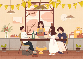 Illustrated Youth Dinner