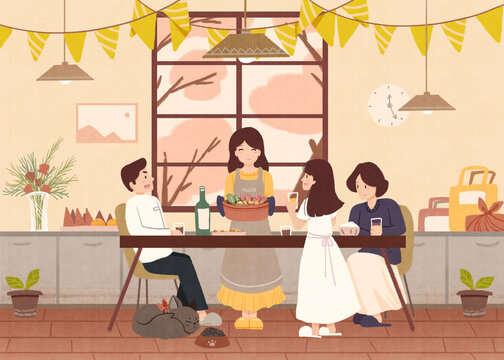 Illustrated Youth Dinner