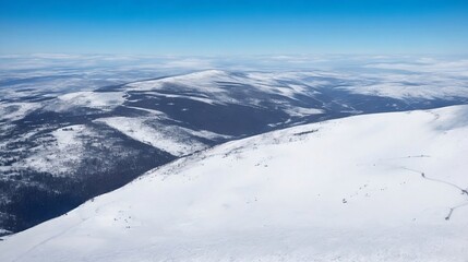 Fototapeta na wymiar ski resort in the mountains generated Ai.