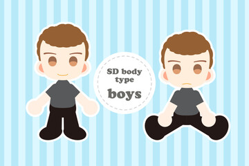 SD body type:boys brown hair
