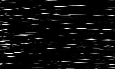 Black and white background with random scattered irregular stripes pattern.