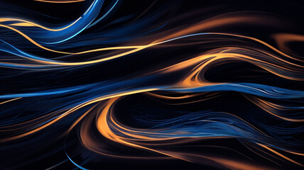 3D illustration of abstract fractal for creative design looks like smoke.