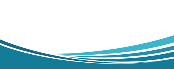 Modern banner background design. Banner template with dynamic wave shapes.