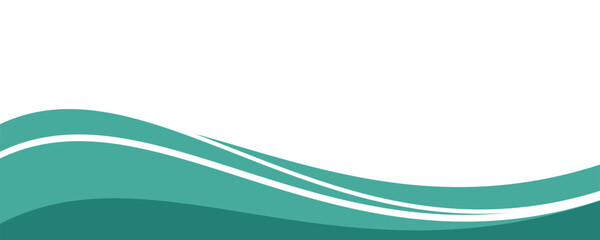 Modern banner background design. Banner template with dynamic wave shapes.