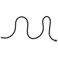 arrow icon,doodle line	