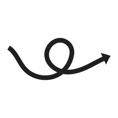 arrow icon,doodle line	