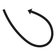 arrow icon,doodle line	