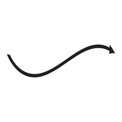 arrow icon,doodle line	