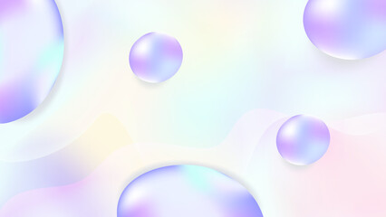 Purple Gradient Hologram Style Background