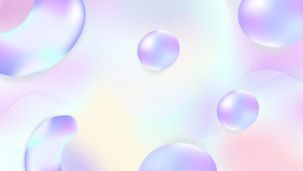 Purple Gradient Hologram Style Background