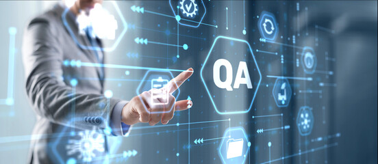 Quality Assurance Service Guarantee Standard. Certification Guarantee Concept