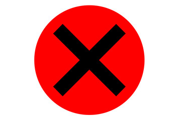 バツマーク　ボタン　ベクター　eps	