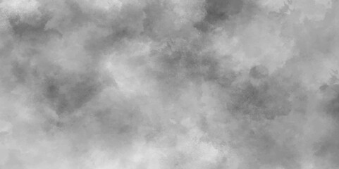 Abstract black and white silver ink effect cloudy grunge texture with clouds, grunge white or grey watercolor painting background, Concrete old and grainy wall white color grunge texture.
