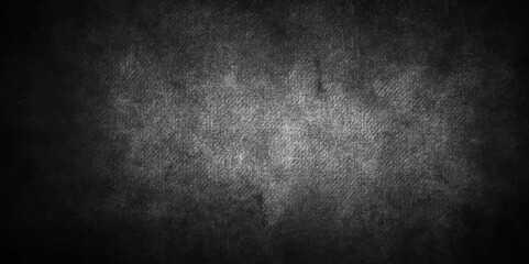 Black stone concrete grunge texture and backdrop background anthracite panorama. grunge and scratched old wall texture cement dirty gray with black background,	