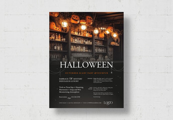 Halloween Flyer Layout in Simple Theme