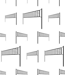 Volleyball Net Seamless Pattern Y_2211003