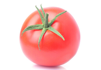 Tomatoes on a white background