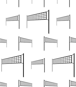 Volleyball Net Seamless Pattern Y_2211003