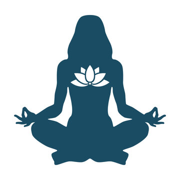 recommend clip art: Yoga Lotus position, meditation, peace, om svg cut file. Isolated vector illustration.