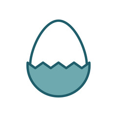 egg icon vector design template simple and clean