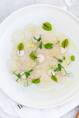 Coquille carpaccio