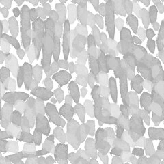 Seamless abstract geometric pattern. Simple background in grey, white. Digital textured background. Brush strokes, lines. Design for textile fabrics, wrapping paper, background, wallpaper, cover.