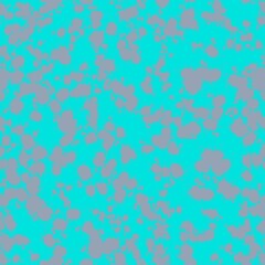 Fototapeta na wymiar Seamless abstract pattern. Simple background with neon blue, grey texture. Digital brush strokes background. Spots, splashes. Design for textile fabrics, wrapping paper, background, wallpaper, cover.