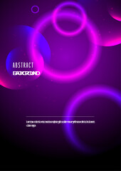 Obraz premium Vector colorful gradient abstract poster background template